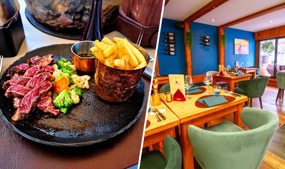 Filet de Bœuf gastro, sauce Café de Paris avec entrée et dessert dès 2 personnes