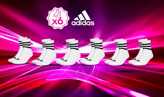Set de 6 paires de chaussettes ADIDAS
