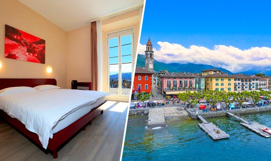 Séjour au bord du lac d'Ascona avec/sans Petit-déjeuner pour 2 personnes 