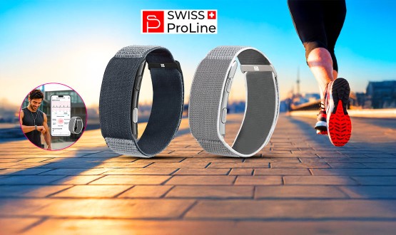 Bracelet révolutionnaire Sport-Santé-Récupération-Sommeil avec application gratuite Swiss ProLine