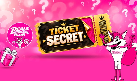 Ticket Secret Anniversaire 15 ans  Realdeals.ch – Édition Limitée 