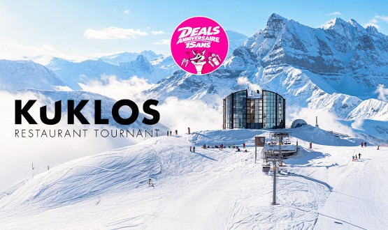 Buffet à volonté dès 2 personnes au Restaurant Tournant Panoramique Le Kuklos à Leysin 