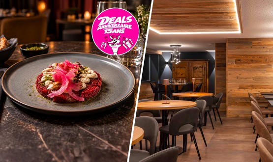 Menu Tartare de Bœuf avec entrée et dessert dès 2 personnes