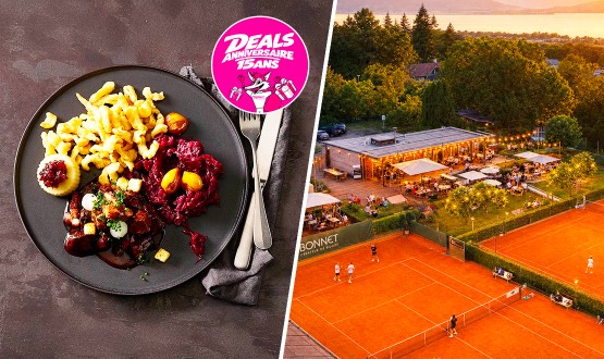 Menu Chasse Médaillon de Chevreuil au Cacao avec entrée et dessert dès 2 personnes