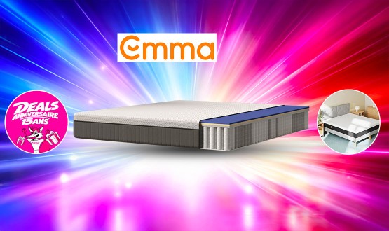 Matelas avec mousse à mémoire de forme - épaisseur 25cm - EMMA (n°1 des matelas 2025)