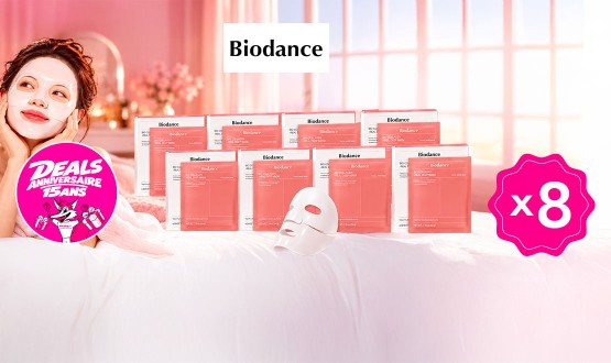 Set de 8 masques de beauté coréen au collagène BIODANCE