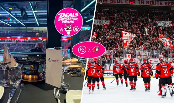 LHCxRD - 1 accès en Loge "Expérience" pour un match au choix du LHC avec Fondue et Boisson à volonté (Bière, Softs, Minérale) 