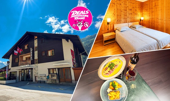 Escapade au cœur du Val d'Anniviers : Nuitée en chambre double avec Petit-déjeuner pour 2 personnes avec ou sans Repas (selon formule)