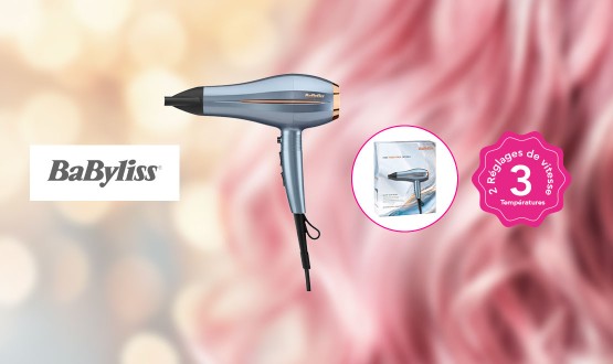 Sèche-cheveux puissant 2200W Babyliss