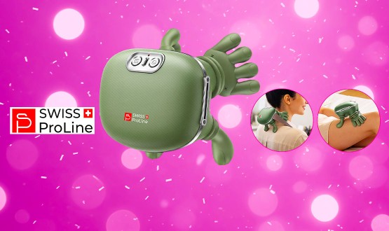 Appareil de massage avec mains révolutionnaire Swiss ProLine