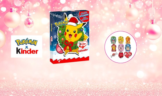 Calendrier de l'Avent Pokemon x Kinder
