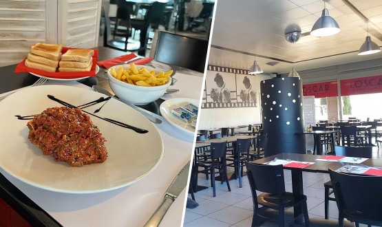 Menu Tartare de bœuf avec entrée et dessert dès 2 personnes