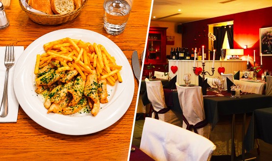 Menu Filets de perches avec entrée et dessert dès 2 personnes