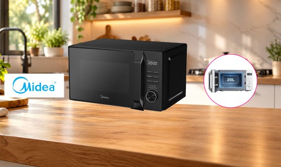 Micro-ondes 2en1 avec fonction Grill 20L MIDEA