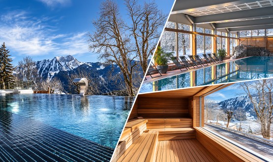 1 Entrée aux Bains de l’Hôtel Central Résidence & Spa à Leysin