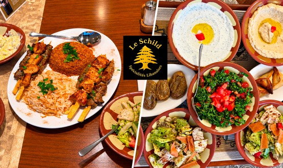 Menu complet Libanais au choix (viande ou végétarien) dès 2 personnes
