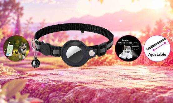 Collier pour chat avec tracker et GPS intégré LOPOTIT CHAT