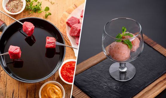 Menu Fondue Glareyarde avec entrée, dessert et Verre de bienvenue dès 2 personnes