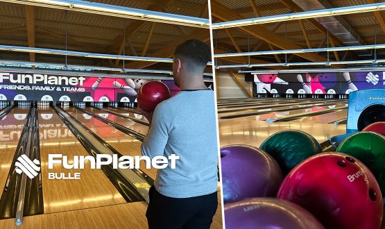 2 parties de bowling au FunPlanet de Bulle pour 1 à 6 personnes