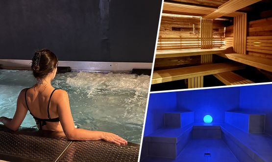 2 Entrées au Spa avec 2 coupes de Prosecco (durée illimitée)