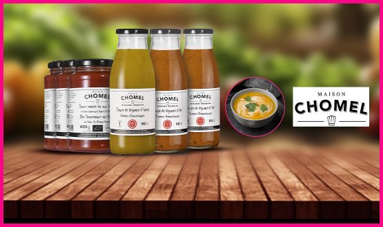 Coffret découverte Maison Chomel (3 soupes de légumes Bio, 3 sauces tomates de légumes Bio)