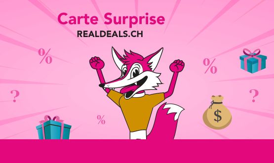La Carte Surprise Magique Realdeals.ch - La Magie du Shopping !