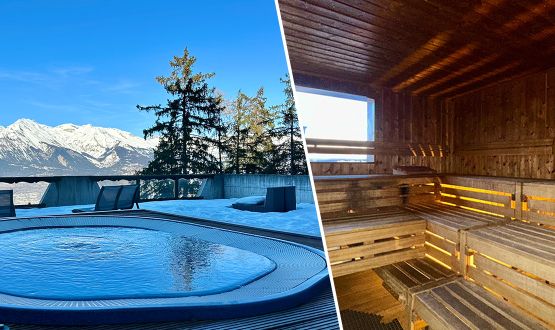 Journée détente au Chalet Royal*** à Veysonnaz avec accès à l'espace Wellness, Menu 3 plats et Verre de bienvenue pour 2 personnes