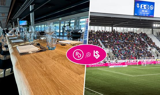 LSxRD - 1 accès en Lounge VIP pour un match du FC Lausanne-Sport (menu 3 plats en buffet et boissons à volonté)
