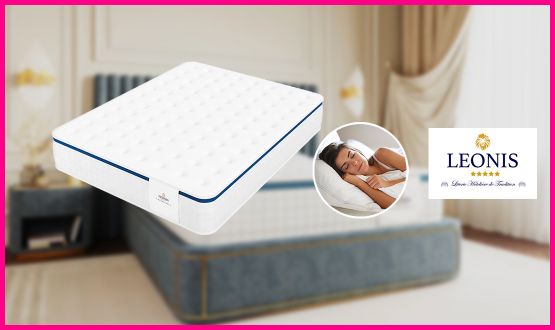 Matelas Vasco avec mousse à mémoire de forme - épaisseur 30cm - LEONIS