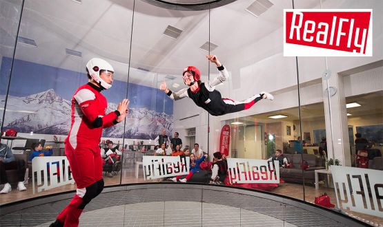RealFly - 2 Vols pour 1 adultes dans un Simulateur de Chute Libre