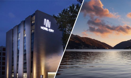 Séjour à Lugano avec un copieux buffet petit déjeuner pour 2 personnes