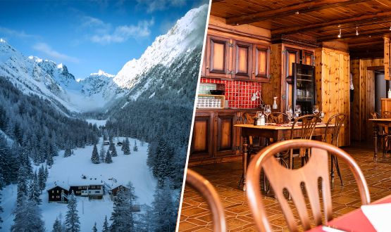 Séjour dans un magnifique Relais de Montagne avec Petit-déjeuner et Menu 3 plats (selon formule) pour 2 personnes