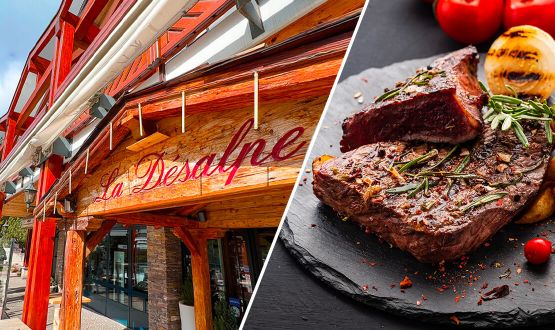 Menu au choix avec entrée, dessert et apéritif de bienvenue à Crans-Montana dès 2 personnes