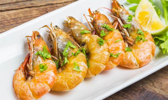 Menu Gambas à Volonté avec frites, salade et dessert dès 2 personnes 