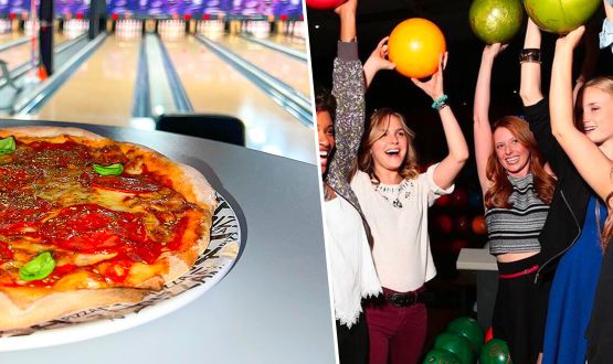 2 parties de Bowling avec Pizza pour 2 personnes