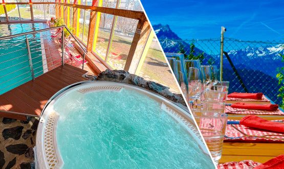 Journée détente avec accès au Spa, Wellness, Piscine et Menu 3 plats dès 2 personnes