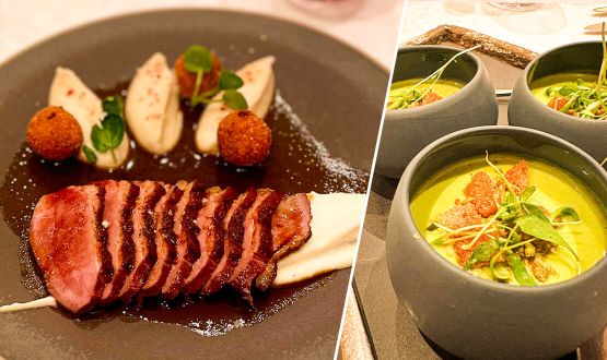 Menu gastronomique complet autour du Canard au Restaurant Le Grand Pont dès 2 personnes
