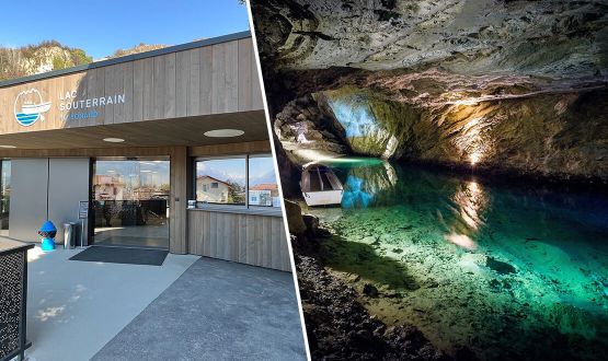 Visite guidée du Lac Souterrain de St-Léonard avec Planchette valaisanne dès 2 personnes