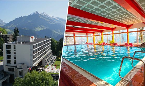 Séjour détente à Leysin avec accès illimité à l'espace Spa, verre de bienvenue et petit-déjeuner dès 2 personnes