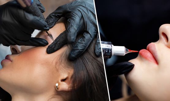 Maquillage semi-permanent des Lèvres ou des Sourcils par Micropigmentation