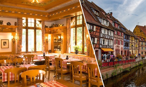 Séjour dans un hôtel 4**** en Alsace dès 2 nuitées avec petit-déjeuner, Menu 4 plats et Verre de bienvenue pour 2 personnes 