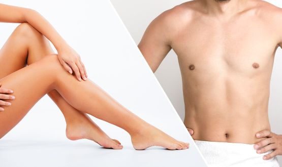 Épilation définitive au Laser diodes sur Zones au choix pour femme ou homme - 1 ou 3 séances 