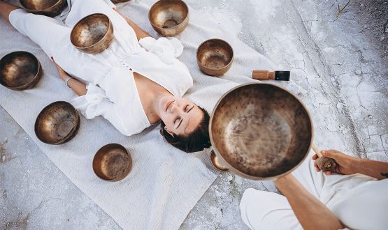 Massage sonore aux bols chantants - 1 ou 3 séances 