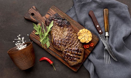 Menu Steak de cheval avec entrée et dessert dès 2 personnes