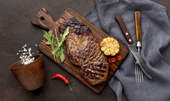 Menu Steak de cheval avec entrée et dessert dès 2 personnes