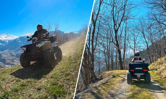 Balade de 2 heures en Quad au départ de Verbier pour 1 ou 2 personnes
