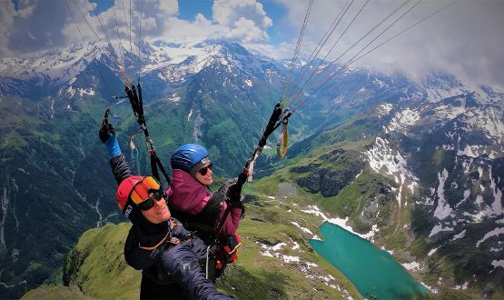Vol en Parapente bi-place avec photos et vidéo