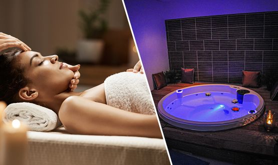 Soin "Les Flots Bleus" avec Gommage, Massage, Hammam, Jacuzzi et Cocktail