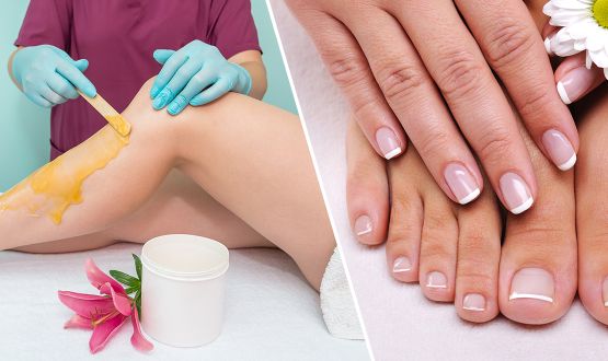 Soin Cocooning de 3 heures avec Épilation, Vernis semi-permanent mains et pieds et Soin du visage 