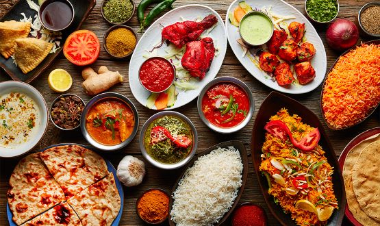 Menu découverte Indien avec entrée, plats et dessert dès 2 personnes